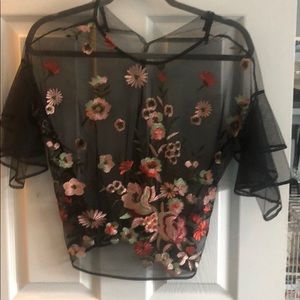 floral shirt